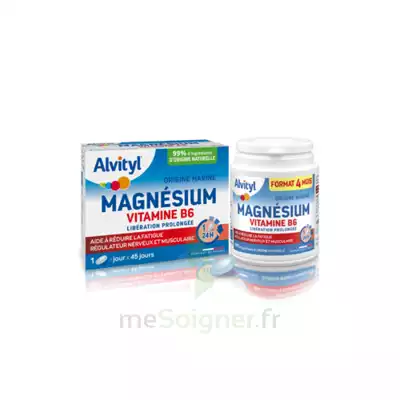 Alvityl Magnésium Vitamine B6 Libération Prolongée Comprimés Lp B/45 à Cajarc